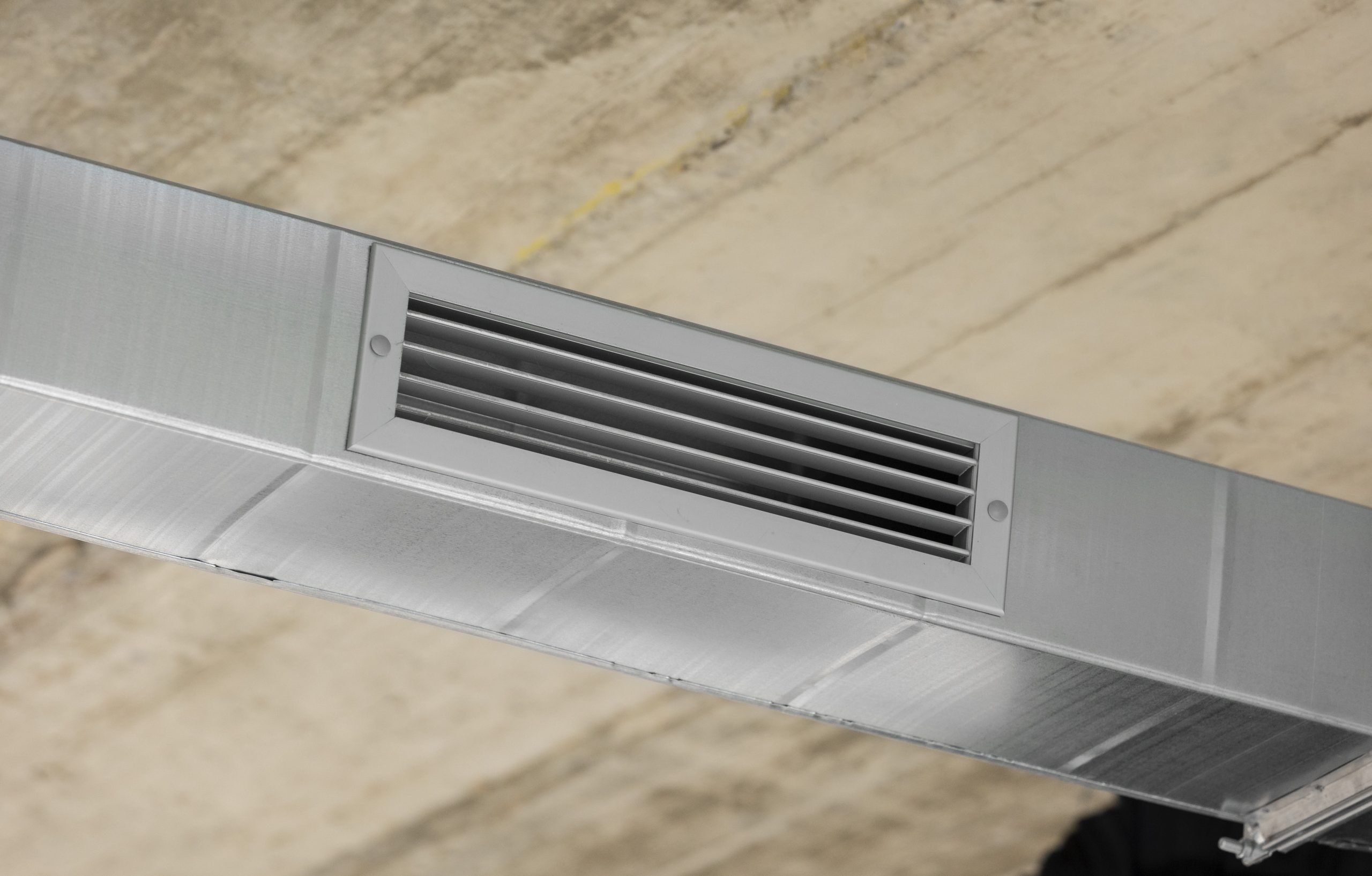 HVAC-fp Photo of rectangular HVAC ductwork